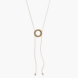 Madewell Sliding Ring Bolo Necklace